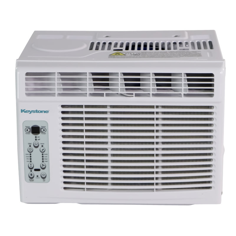 Keystone 12,000 BTU Window-Mounted Air Conditioner with Follow Me LCD Remote Control, 12000