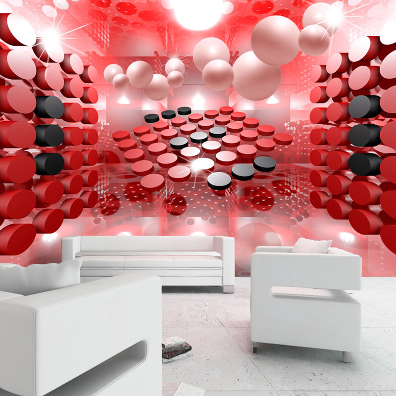 Playing in Red and Black Wallpaper, 280cm x 400cm