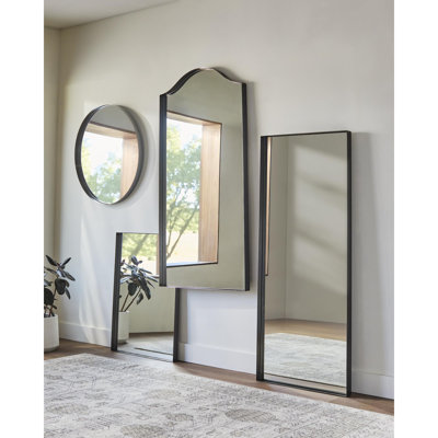 Amvria Rectangle Brass Mirror