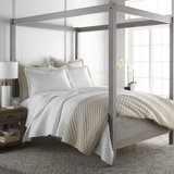 Austin Linen Blend Full Quilt Set