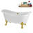 59" Streamline Clawfoot Tub,Tray,Drain, Clawfeet-101628972-102220278