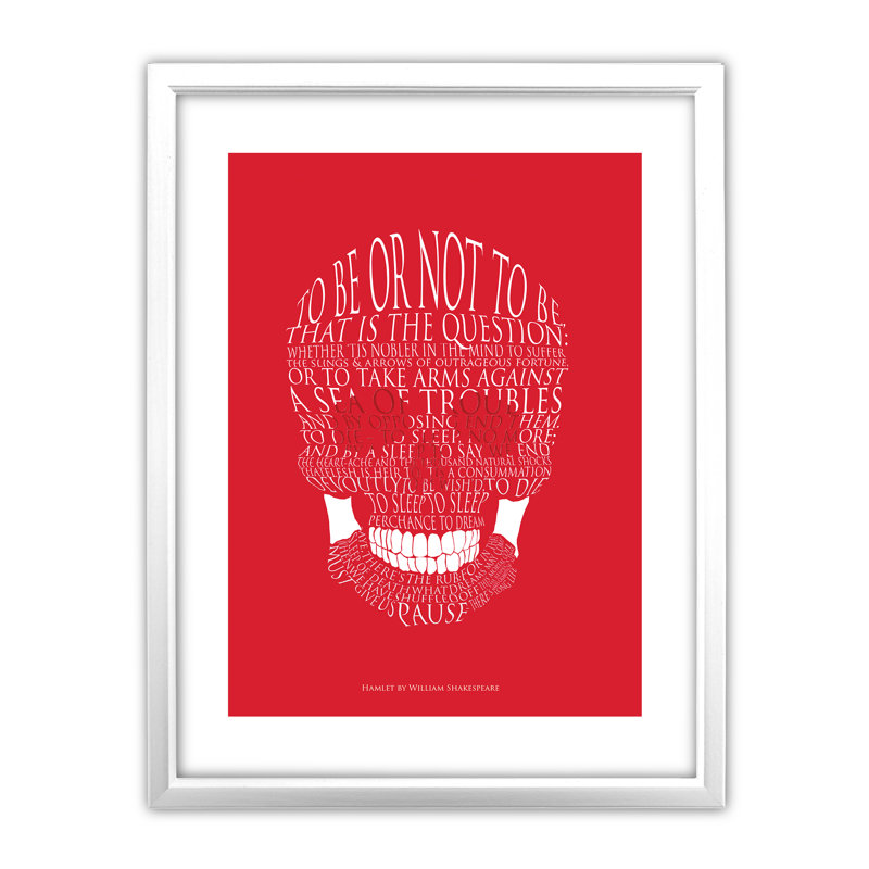 Single Picture Frame Print, White