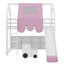 Cadre de lit mezzanine en bois avec tente-376864557-376864559