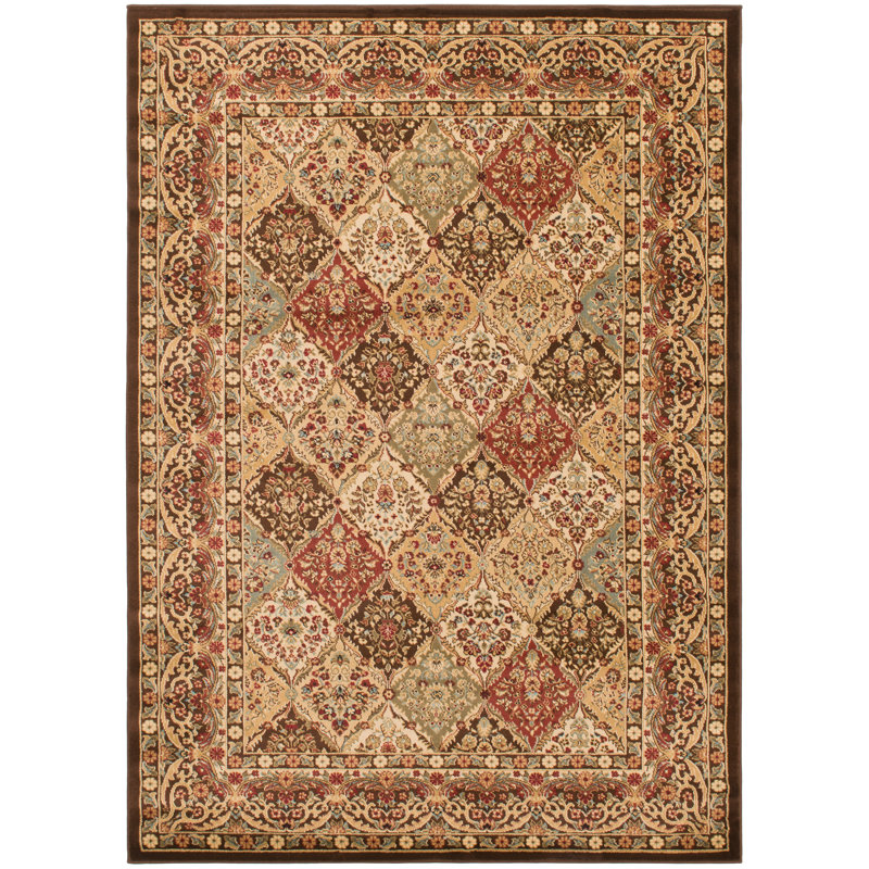Berniece Oriental Indoor Rug, Rectangle 9'2" x 12'6"
