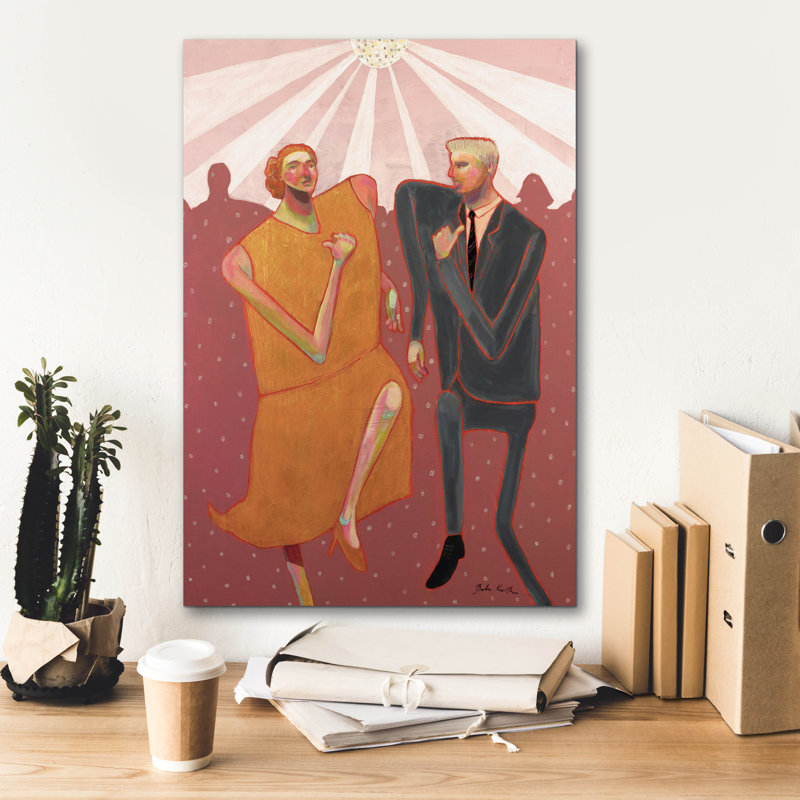  «Get Up And Dance» par Bebe Keith, art mural sur toile, 18 po x 26 po, H 26 po x l 18 po