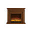 Solid + Manufactured Wood Freestanding Fireplace-1216101883