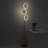 Saturn 66" Modern LED Floor Lamp with 3 Removable Ring Lights and Gold Finish, 3-Way Dimming