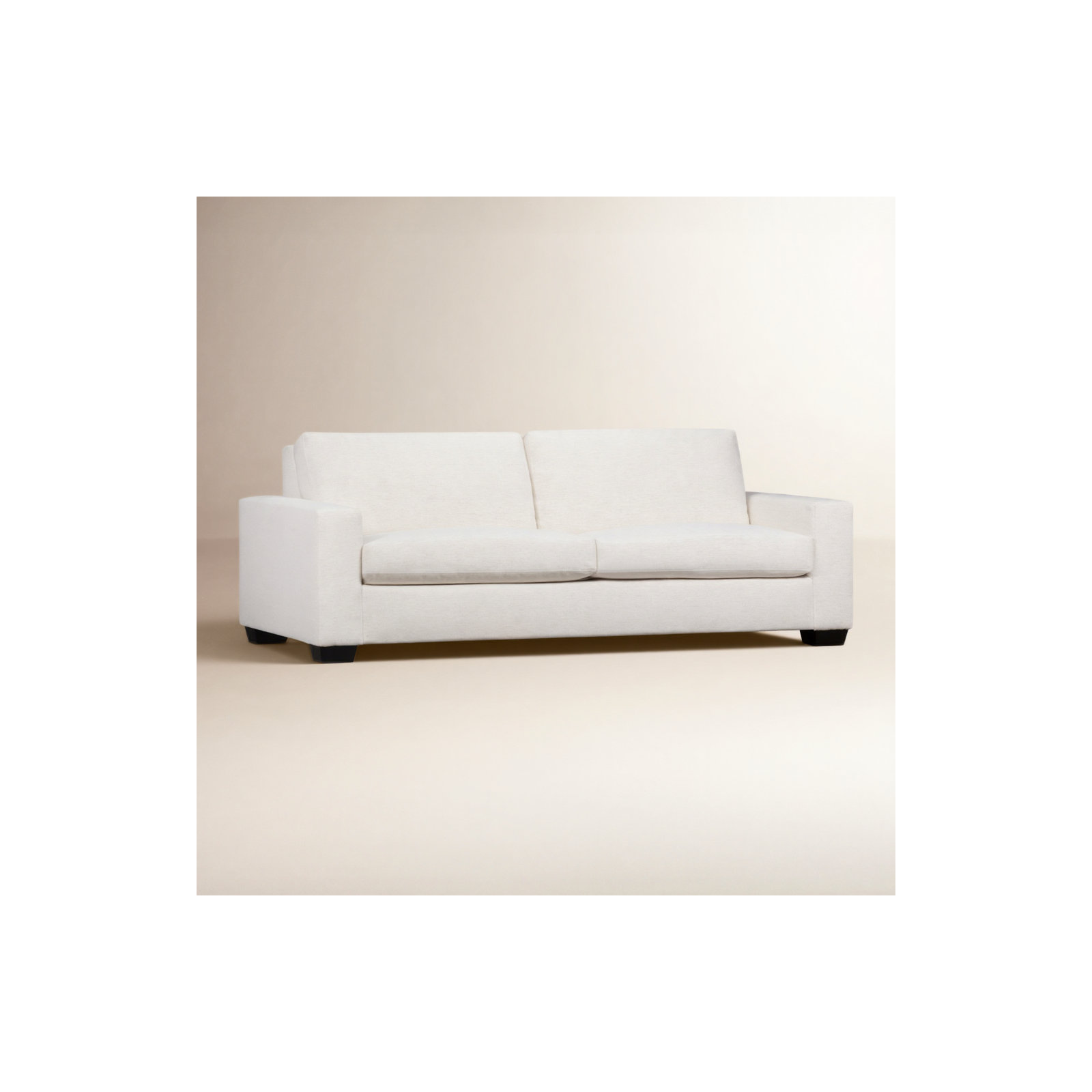 Jonie 91" Upholstered Queen Sleeper Sofa, Nomad Snow Crypton® Chenille
