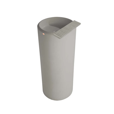 Konkretus Ubud 14.6'' Concrete U-Shaped Bathroom Sink