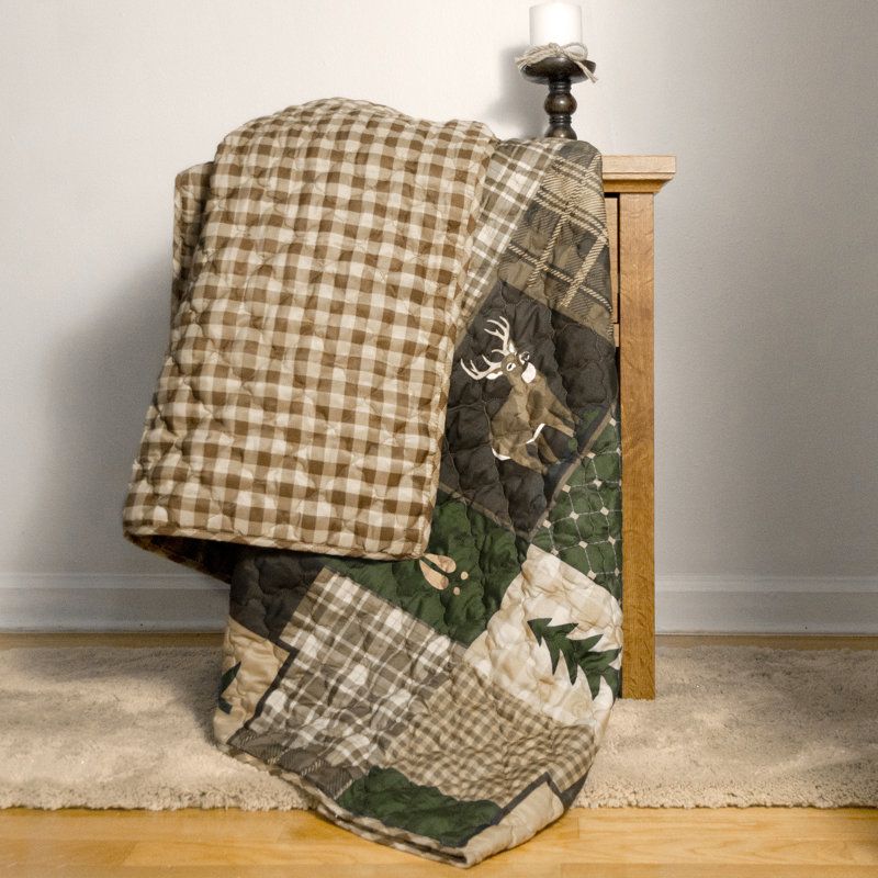 Kaylan Quilted Throw Blanket