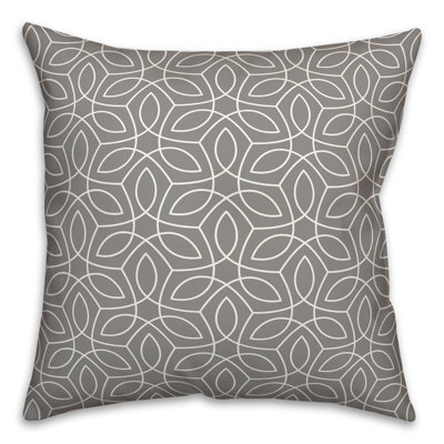  Floral Polyester Indoor/Outdoor Throw Pillow