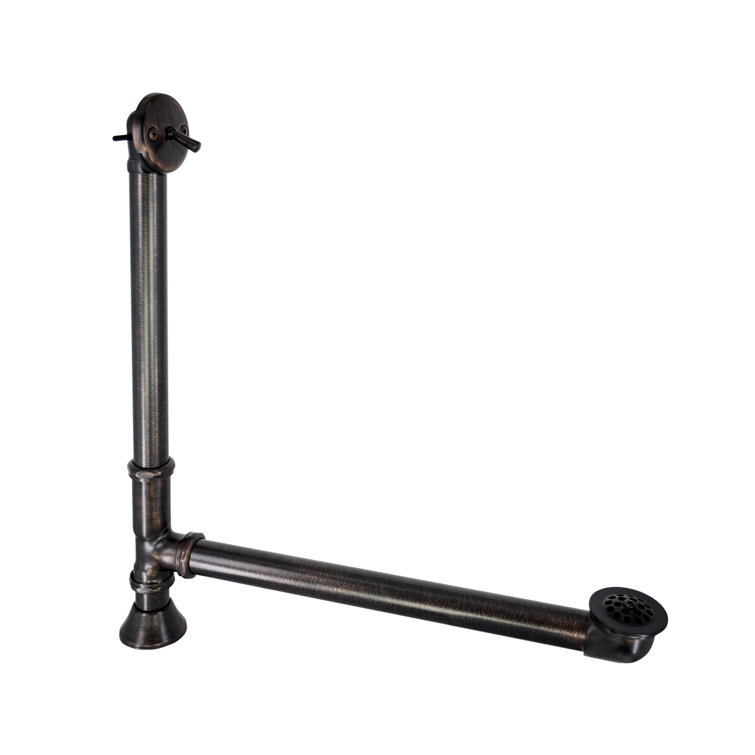 Aurora Trip Lever Leg Tub Drain with Overflow