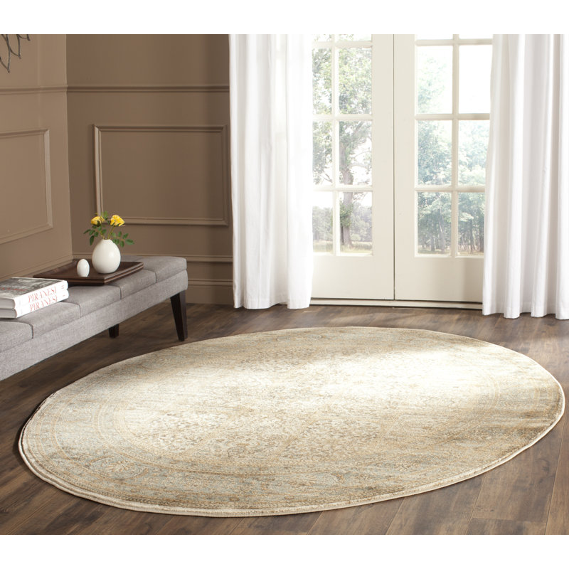Tapis ivoire Norcross, Rond 6 pi 7 po