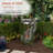 Waterfall in Realistic Tree Bark Fountain with LED Lights