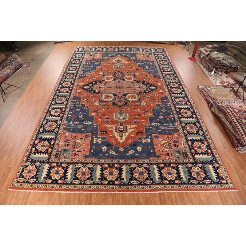 Tapis traditionnel à teinture végétale 17 x 26