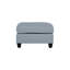 Canapé modulaire en lin gris avec 6 pièces pour un style modulaire et confortable