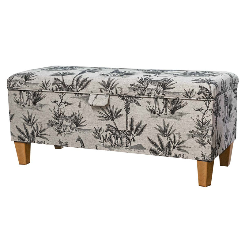 100cm Storage Bench, White Safari