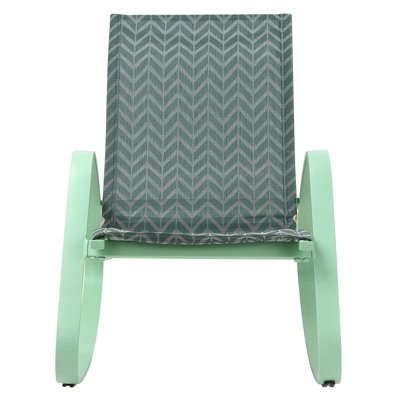 Chaise berçante de patio Bissett