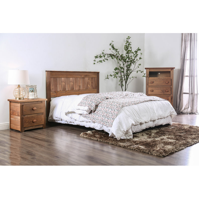 Swarey Solid Wood Headboard, King