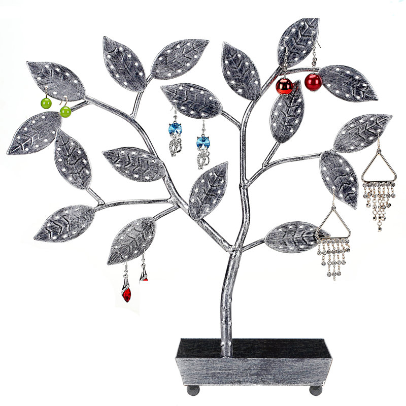 Support à bijoux Tree Design Organiser, Argent