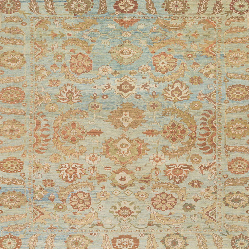 Abstract Indoor Rug, Square 8'
