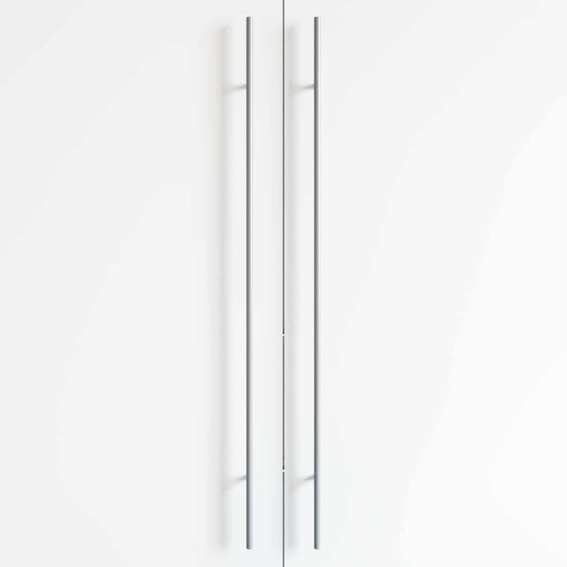 Vidaxl Cabinet Handle Silver Stainless Steel Furniture Storage Shelving Chest