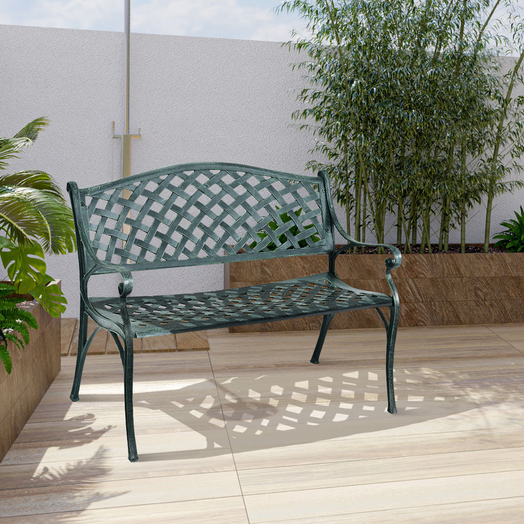 Gartenbank Quigley aus Aluminium