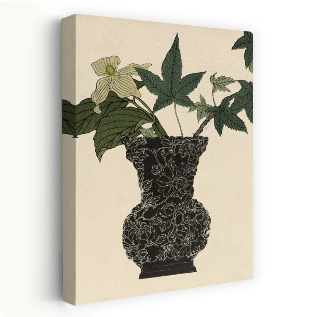 Ebony Vase 1 Abstract Contemporary Landscape Nature Wall Art Print