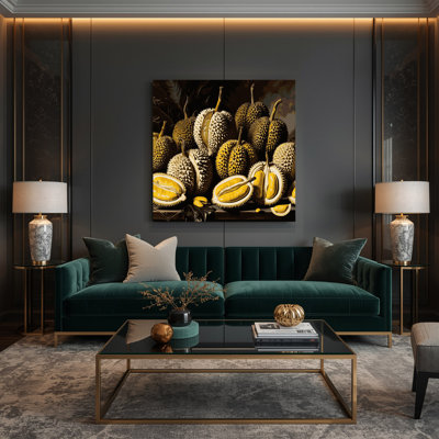 Art mural sur toile brun