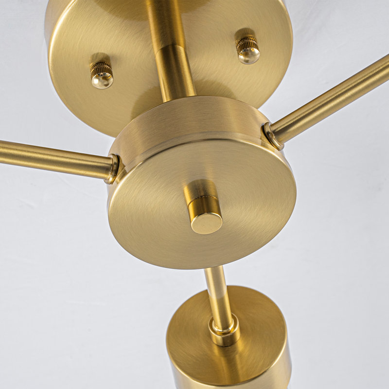 Plafonnier semi-encastré 3 lumières Spoutnik