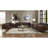 Diep 47" Wide Top Grain Leather Armchair in Chocolate