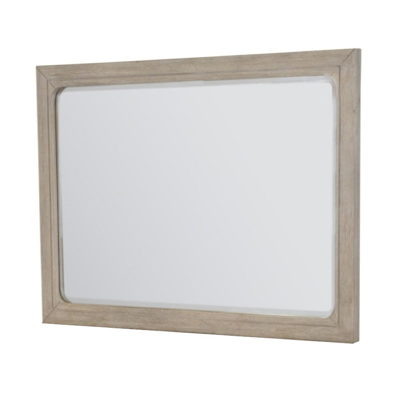 Cape May - Rectangular Dresser Mirror - Glazed Driftwood Finish