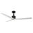 Spinster 60'' Smart Ceiling Fan with LED Light and Bluetooth Remote Control Included-192972114