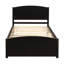 Lit plateforme simple avec lit gigogne et espresso