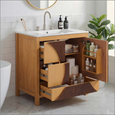 Meuble-lavabo Mid-Century
