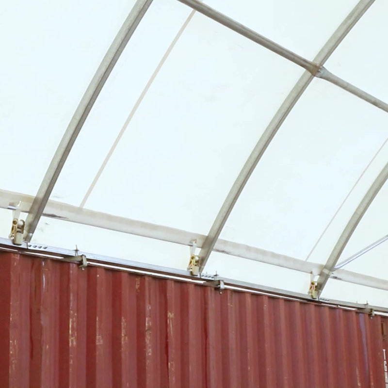 Shipping Container Canopy Shelter 20'x40',11oz PE（No container included）