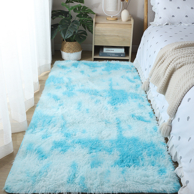 Soft Modern Area Rugs Rug Home Room Carpet Decor Floor Mat, Blue