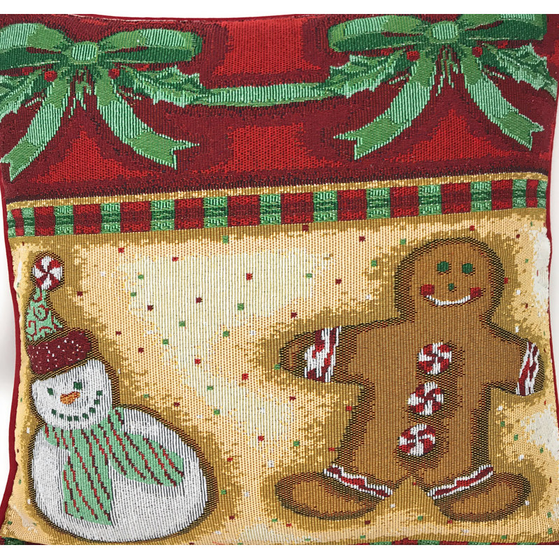  Gingerbread Sweets Throw Pillow