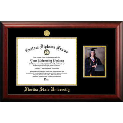 Cadre photo à diplôme en relief floride state university