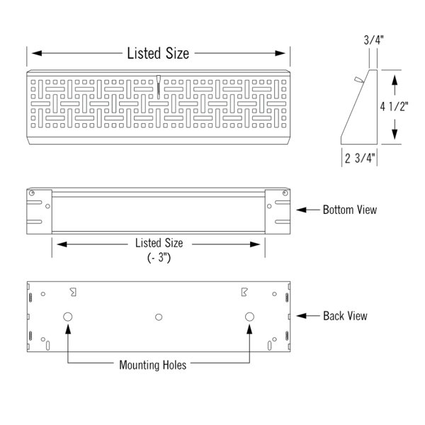 Dimensions du produit