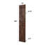 Porte de grange pliante en bois massif de style K avec trousse de quincaillerie - assemblage requis-101127226-101127224