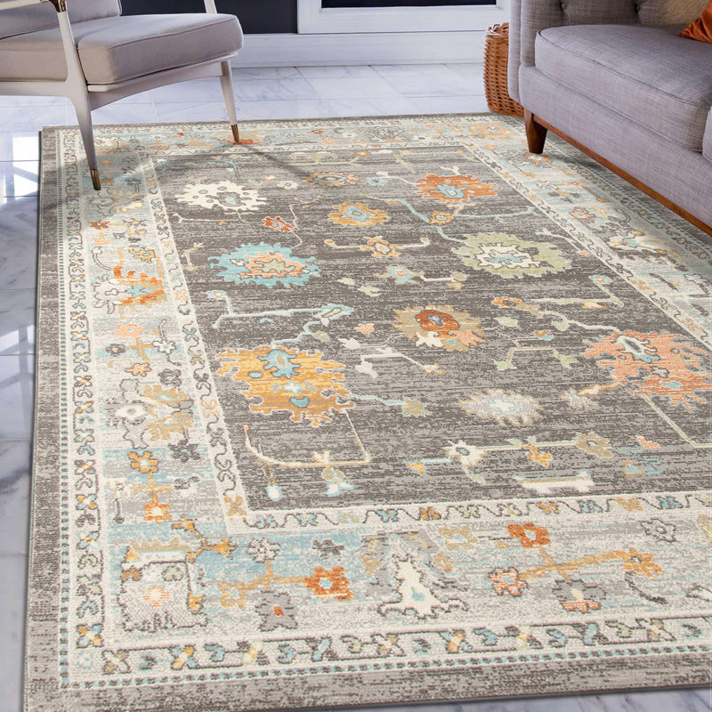 Tapis d'intérieur / extérieur Lucama, Rectangle 8 pi 9 po x 11 pi 9 po