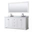 Ensemble de meuble-lavabo double 72 "avec miroir Avery-98262355-97875699