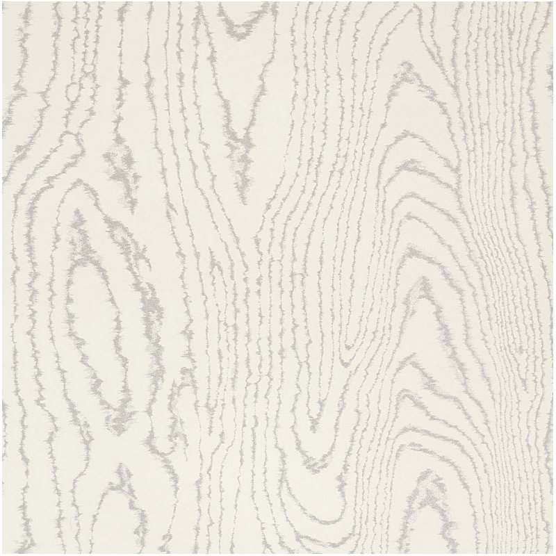 Papier peint imitation bois, Lune argentée
