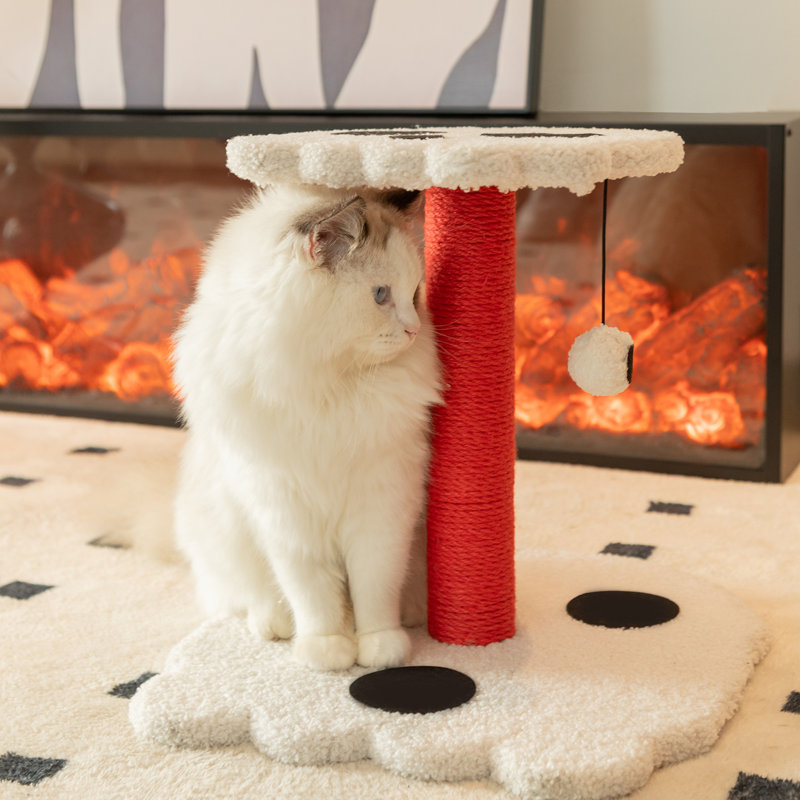 Gothic Cat Scratchers 3-piece Set, Skull & Bones & Cross & Tombstone Style Scratching Post For Indoor Cats, Spooky Halloween Cat Furniture