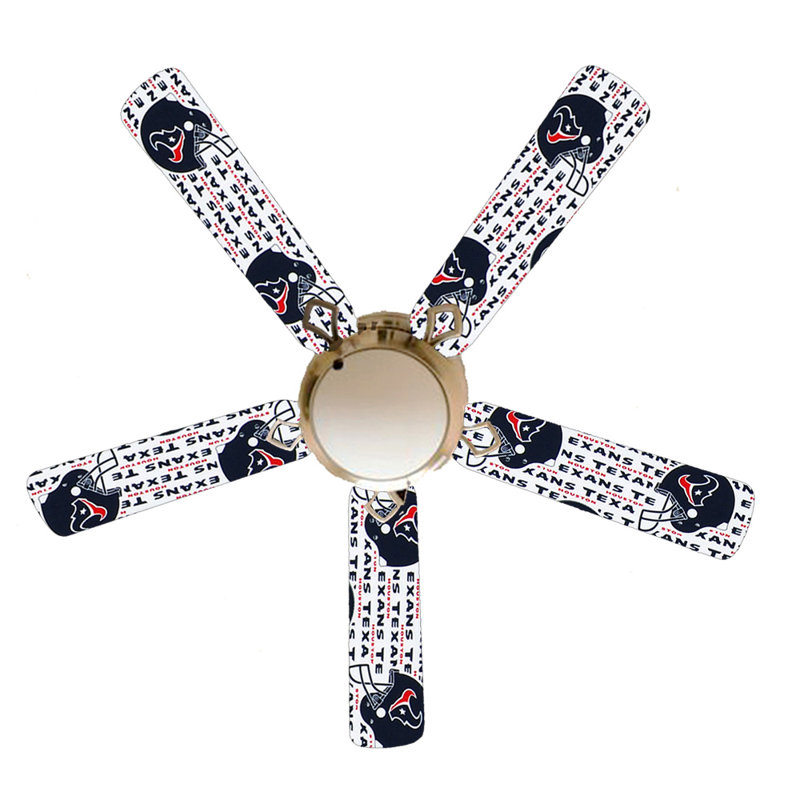 52'' Ceiling Fan with Light Kit, Houston Texans