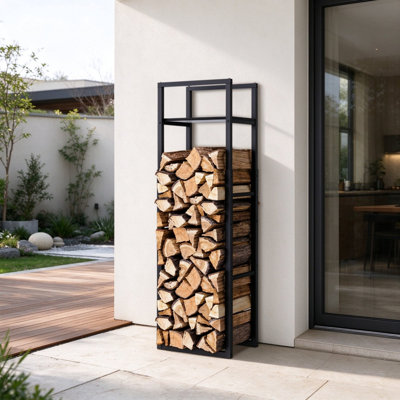 45 W x 32 D Metal Log Rack