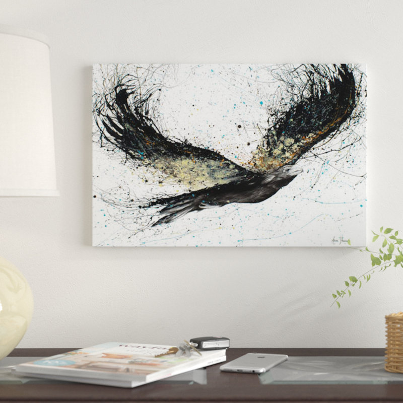 « the western mile », art textuel sur toile, H 18 po x l 26 po x P 1,5 po, Toile avec cadre noir, Pas de tapis