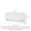 Repose-pieds rond en bois d'agneau massif
