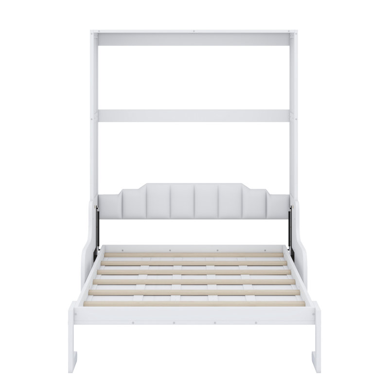 Lit escamotable mural Murphy avec coussin, Blanc